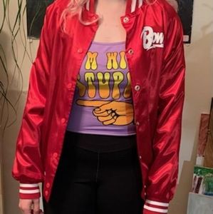 Bowie Satin Bomber